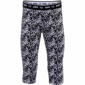 Axis LEGGINGS Dívčí fitness 3/4 legíny, černá, velikost
