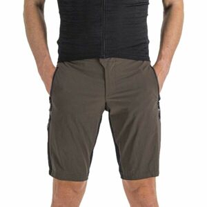 Sportful SUPERGIARA OVERSHORT Pánské cyklistické kraťasy, hnědá, velikost XXL