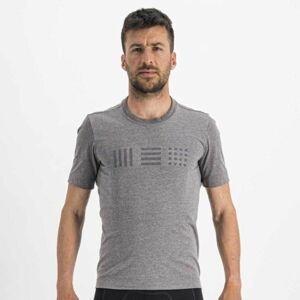 Sportful GIARA TEE Pánské cyklistické triko, šedá, velikost