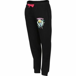 LOONEY TUNES TWEETY PANTS Dětské teplákové kalhoty, černá, velikost 116-122