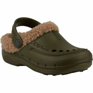 Coqui HUSKY KIDS Dětské pantofle, khaki, velikost