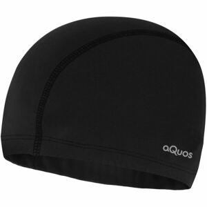 AQUOS COBIA Plavecká čepice, černá, velikost