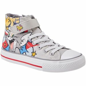 TOM AND JERRY ROBINS Kotníkové dětské tenisky, šedá, velikost