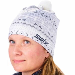 Swix TISTA Elegantní a hřejivá čepice, bílá, velikost