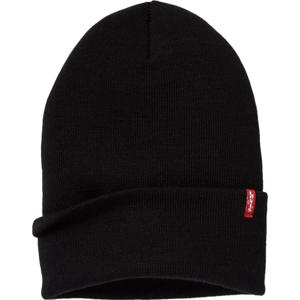 Levi's® SLOUCHY RED TAB BEANIE Pánská zimní čepice, černá, velikost