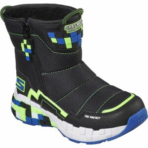 Skechers MEGA-CRAFT Chlapecká zateplená zimní obuv, černá, velikost