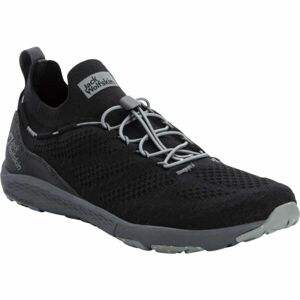 Jack Wolfskin SPIRIT KNIT LOW M Pánská treková obuv, černá, velikost