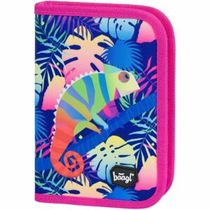 BAAGL CLASSIC CASE CHAMELEON Školní penál, modrá, velikost