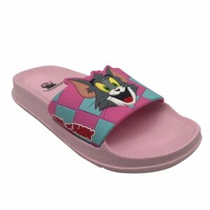 TOM AND JERRY ZAKKI Dětské pantofle, růžová, velikost