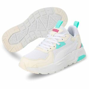 Puma TRINITY LITE Dětská obuv, bílá, velikost 39