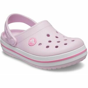 Crocs CROCBAND CLOG K Dětské pantofle, růžová, velikost 33/34