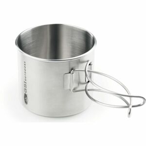 GSI Outdoors GLACIER STAINLESS BOTTLE CUP/POT Hrnek z nerezu, stříbrná, velikost