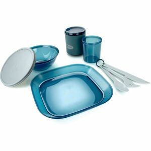 GSI Outdoors INFINITY 1 PERSON TABLESET Sada nádobí, modrá, velikost