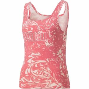Puma POWER AOP TANK TOP Dámské tílko, růžová, velikost