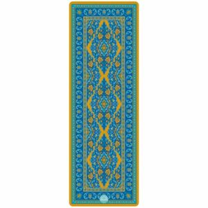 YOGGYS DESIGN YOGA MAT 3.5 MM Podložka na jógu designová, modrá, velikost