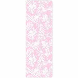 YOGGYS TRAVEL YOGA MAT 1 MM PINK TROPICAL Podložka na jógu cestovní, růžová, velikost