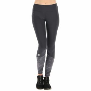 Lotto RUNNING LEGGINGS Dámské běžecké legíny, tmavě šedá, velikost