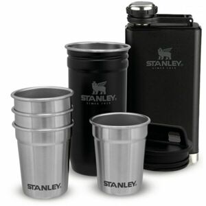 STANLEY ADVENTURE SERIES 250ml Placatka + panáky, černá, velikost