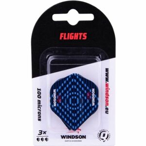 Windson MORTAR Set tří letek k šipkám, tmavě modrá, velikost