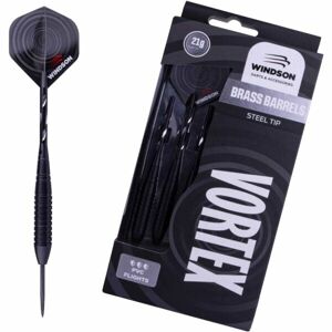 Windson VORTEX 21 G BRASS SET Mosazný set šipek s kovovými hroty, černá, velikost