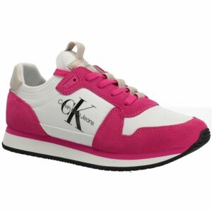 Calvin Klein RUNNER SOCK LACEUP NY-LTH WN Dámská volnočasová obuv, bílá, velikost
