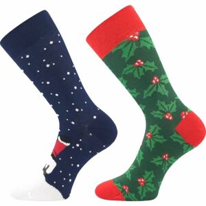 Lonka CHRISTMAS HOLLY 2PK Ponožky, zelená, velikost