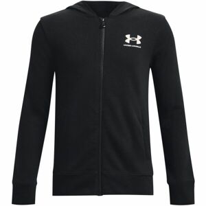 Under Armour RIVAL TERRY Juniorská mikina, černá, velikost