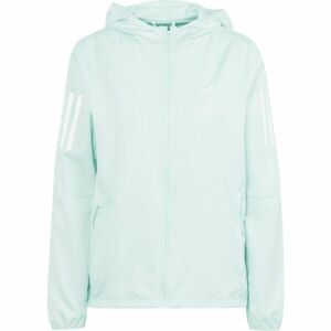adidas OWN THE RUN JACKET Dámská bunda na běhání, světle modrá, velikost