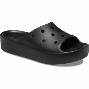 Crocs CLASSIC PLATFORM SLIDE Dámské nazouváky, černá, velikost 39/40