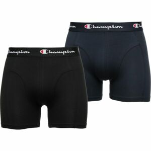 Champion LEGACY 4PK Pánské boxerky, tmavě modrá, velikost