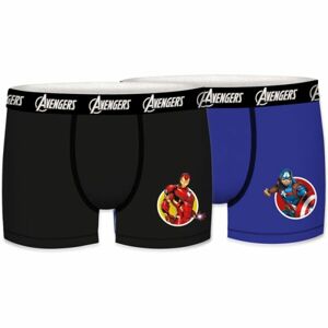 FREEGUN AVENGERS Dětské boxerky, černá, velikost 5-6Y