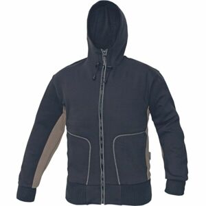 CERVA STANMORE NEW Pánská mikina, tmavě šedá, velikost XXXL