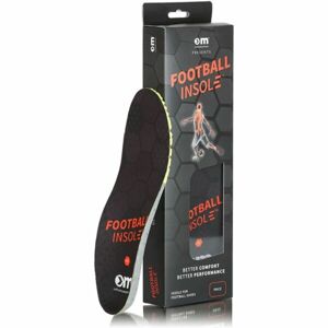ORTHOMOVEMENT UPGRADE FOOTBALL INSOLE Vložky do bot, černá, velikost