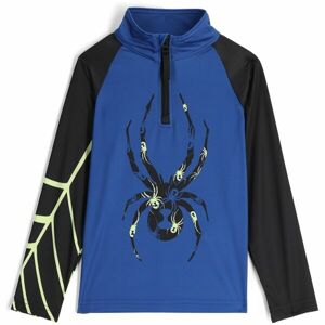 Spyder BUG 1/2 ZIP Chlapecký lyžařský rolák, modrá, velikost
