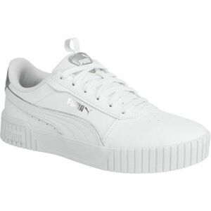 Puma CARINA 2.0 POP UP METALLICS Dámské tenisky, bílá, velikost 40.5