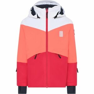 LEGO® kidswear LWJESTED 708 Dětská lyžařská bunda, růžová, velikost