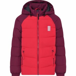 LEGO® kidswear LWJIPE 704 Dívčí zimní bunda, růžová, velikost