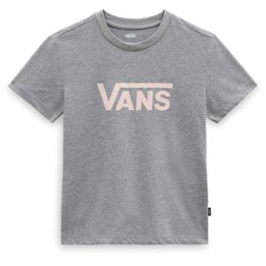 Vans WM DROP V SS CREW-B Dámské tričko, šedá, velikost