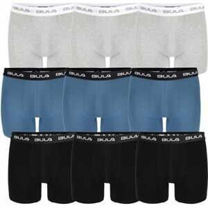 Bula 9 PK BOXER Pánské boxerky, černá, velikost