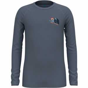 Odlo ACTIVE WARM ECO Dětské termotričko, tmavě šedá, velikost