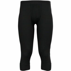 Odlo NATURAL MERINO 200 Pánské tříčtvrteční termolegíny, černá, velikost