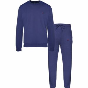 Fila IN COTTON BRUSHED FLEECE Pánská tepláková souprava, modrá, velikost