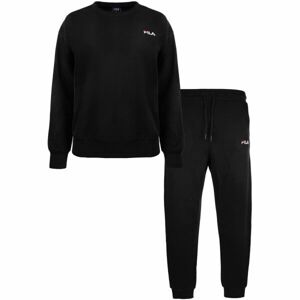 Fila IN COTTON BRUSHED FLEECE Dámská tepláková souprava, černá, velikost