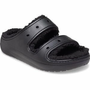 Crocs CLASSIC COZZZY Dámské pantofle, černá, velikost 43/44