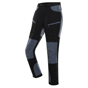 Kalhoty pánské dlouhé ALPINE PRO AKAN 2 softshellové černé Velikost: 52