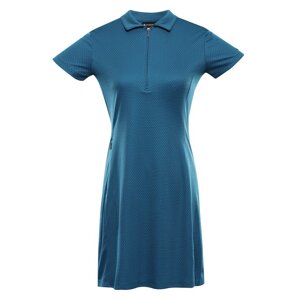 Šaty dámské ALPINE PRO EDELA 2 s COOL DRY modré Velikost: XL