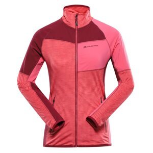 Mikina dámská ALPINE PRO ONNECA 2 s COOL DRY růžová Velikost: XL