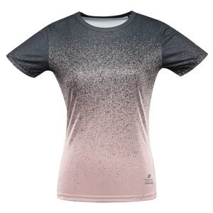 Triko dámské krátké ALPINE PRO QUATRA s COOL DRY béžové Velikost: XL