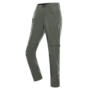 Kalhoty pánské dlouhé ALPINE PRO NESC 2 s COOL DRY zelené Velikost: 58