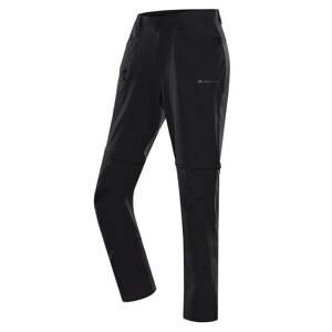 Kalhoty pánské dlouhé ALPINE PRO NESC 2 s COOL DRY černé Velikost: 50